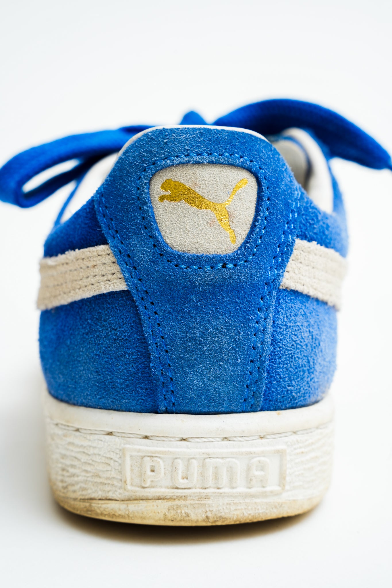 Puma Classic Royal Blue Suede Sneakers