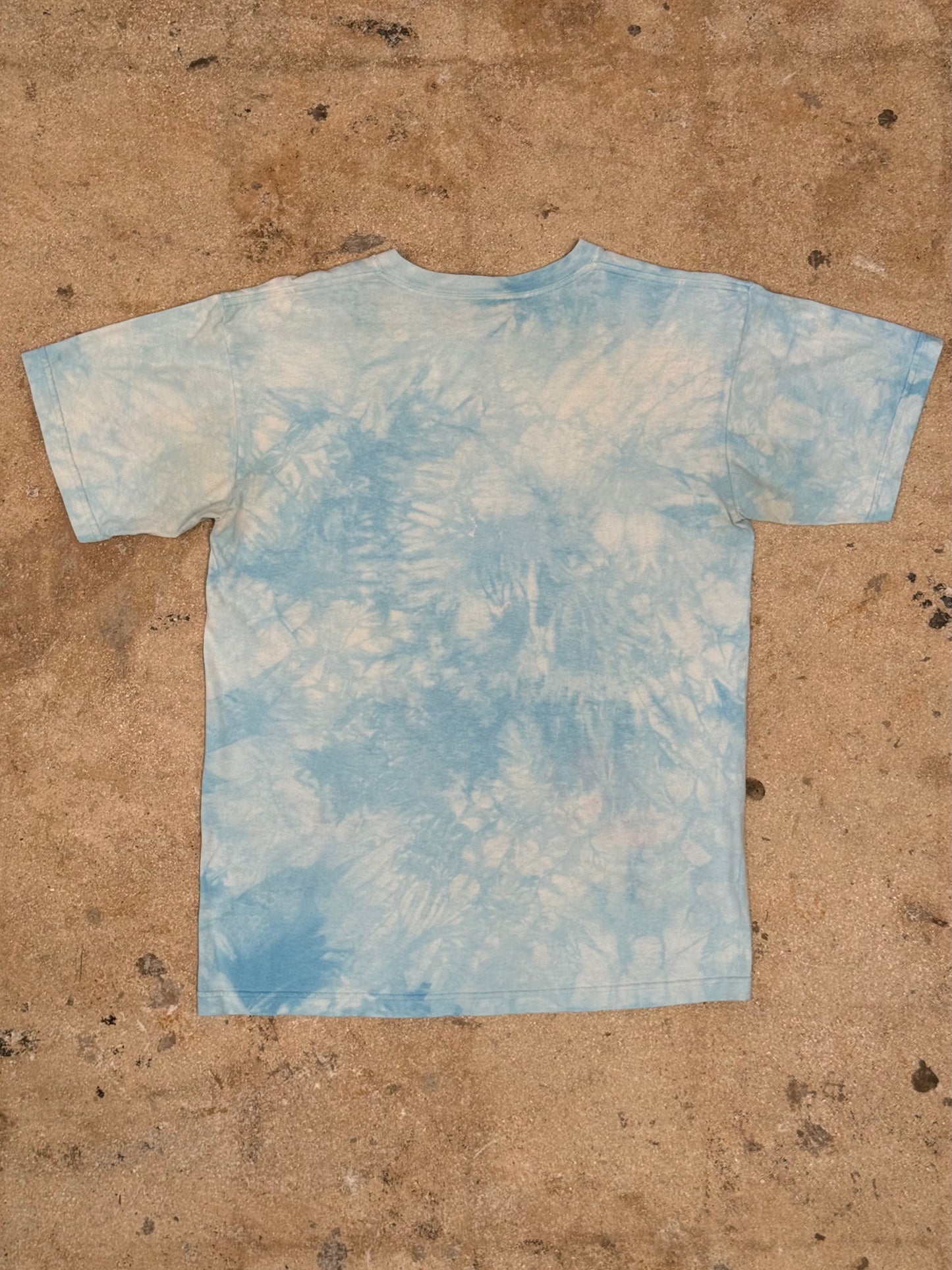 1990s Blue Tie Dye Dolphin Tee