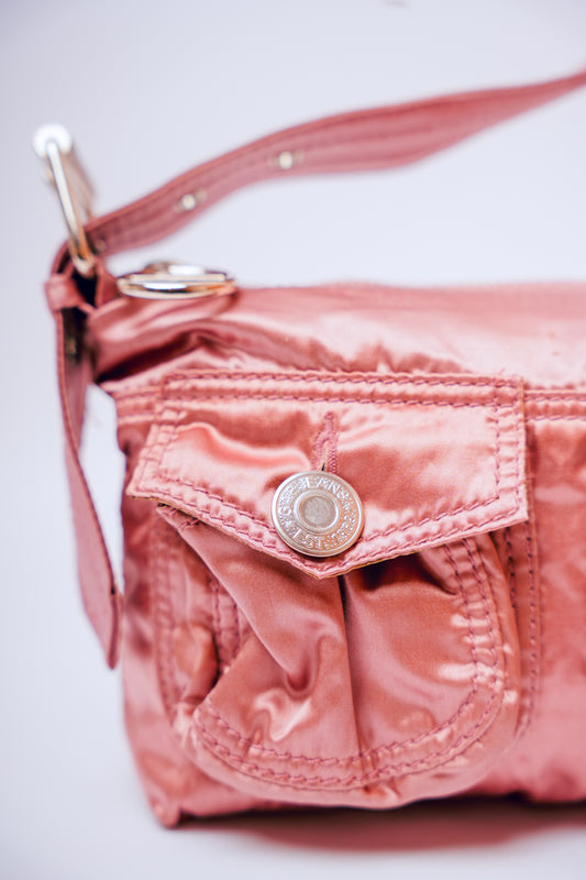 Y2K GAP Metallic Pink Shoulder Purse