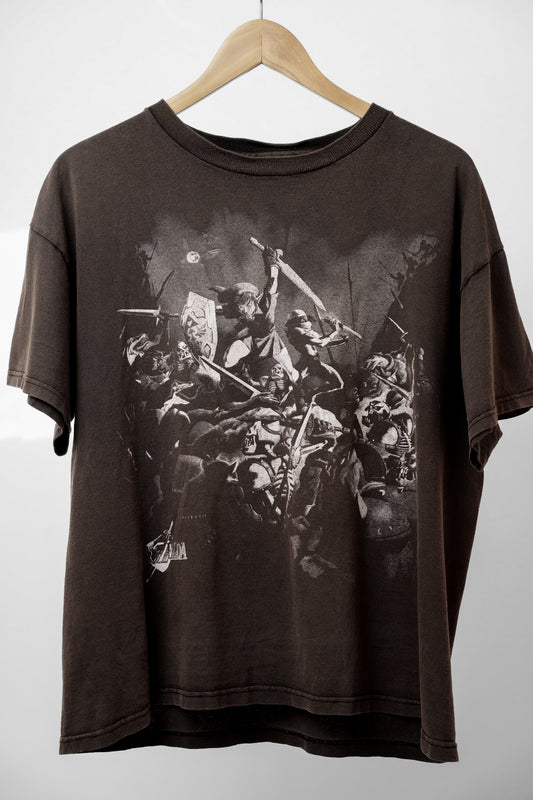 Y2K Delta Pro Weight Zelda Grey Tee