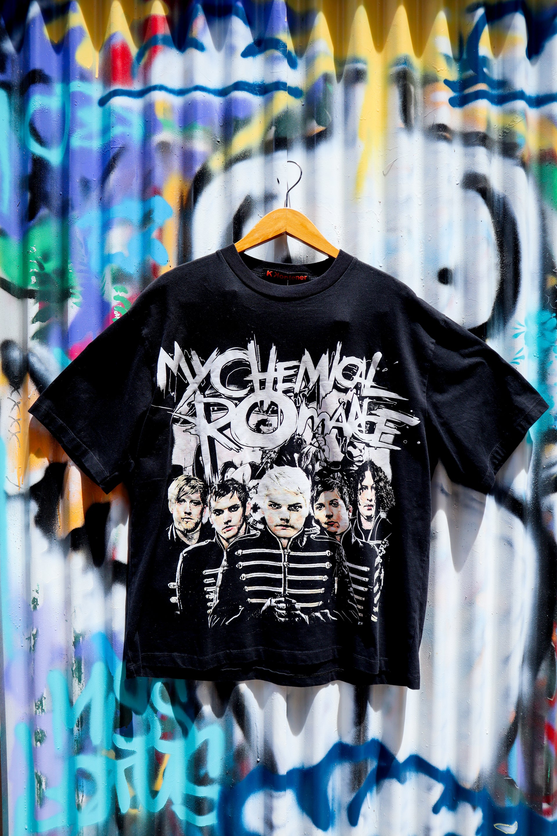 Maglietta Unisex Cotone MCR Maglietta Ufficiale My Chemical Romance The Black Parade, Nera, Unisex, Cotone - Nuova Con Etichette T-shirt The Black Parade Ufficiale