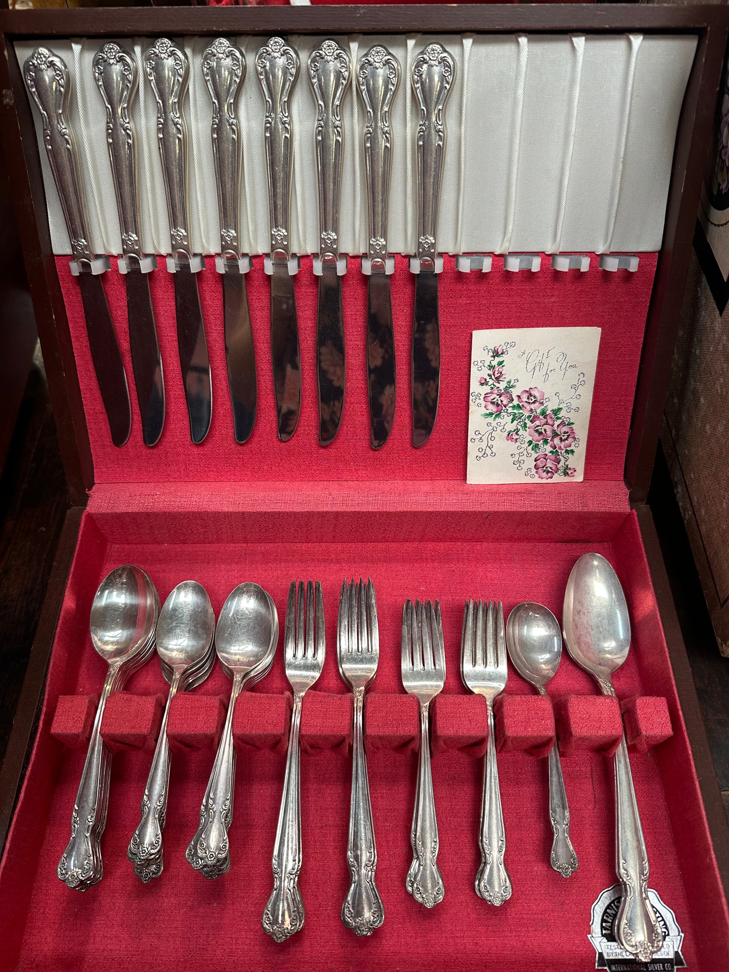 Vintage Silver Plated Flatware 48-piece Set