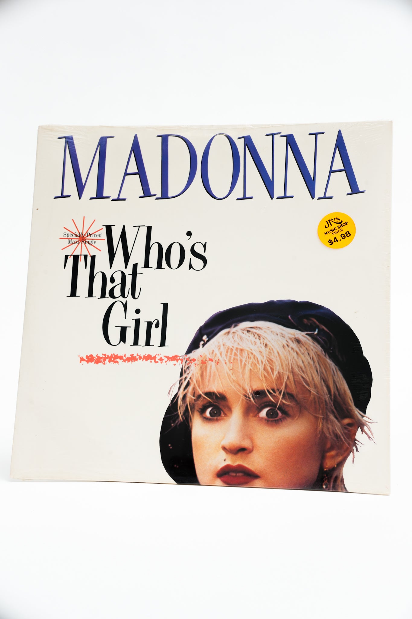 1980s Original Pressing Unopened Madonna Who's that Girl Record