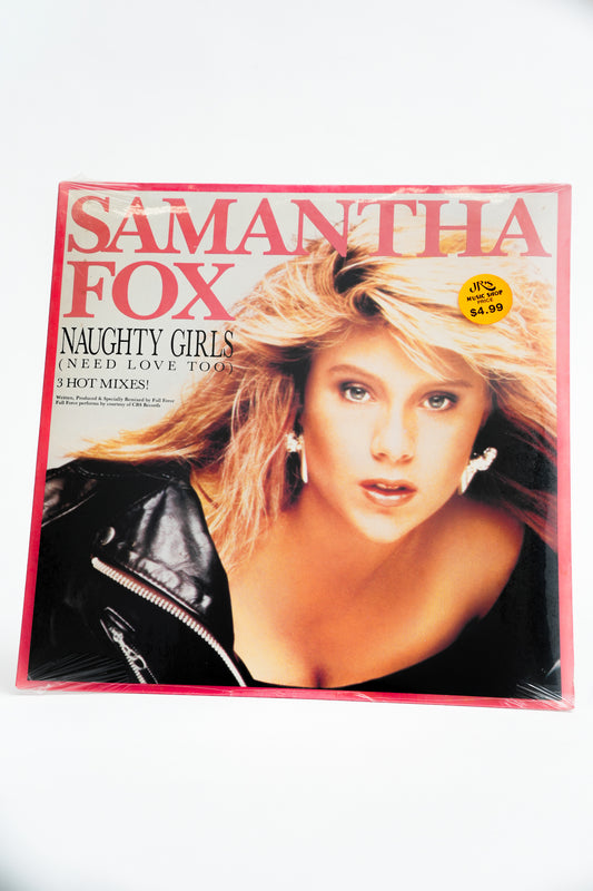 1980s Original Pressing Unopened Samantha Fox Naughty Girls Record