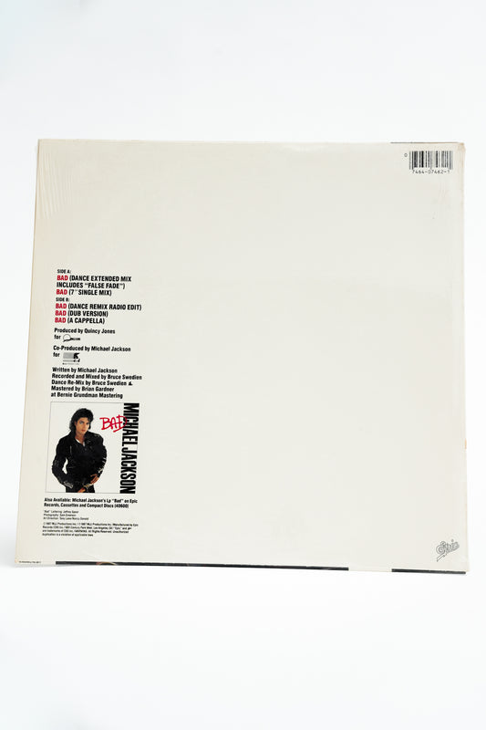 1980s Original Pressing Unopened Michael Jackson Bad Vinyl