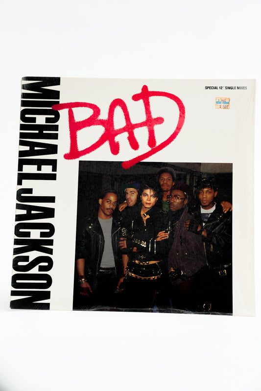 1980s Original Pressing Unopened Michael Jackson Bad Vinyl