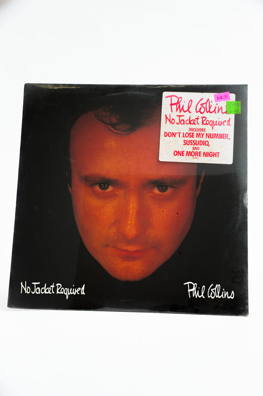 1980s Original Pressing Unopened Phil Collins No Jacket Required Record