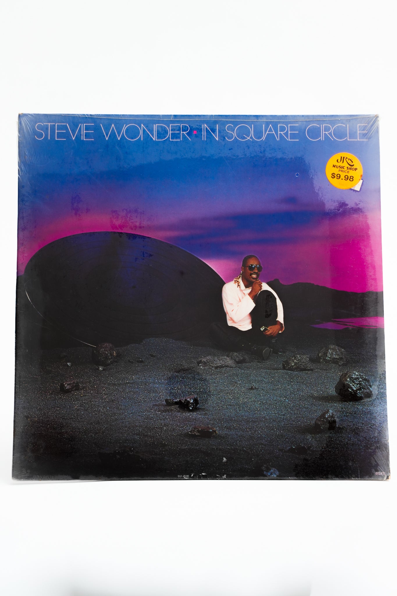 1980s Original Pressing Unopened Stevie Wonder In Square Circle Record