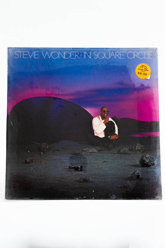 1980s Original Pressing Unopened Stevie Wonder In Square Circle Record