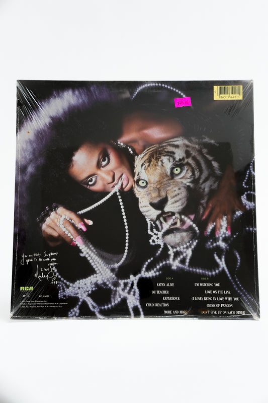 1980s Original Pressing Unopened Diana Ross Eaten Alive Record