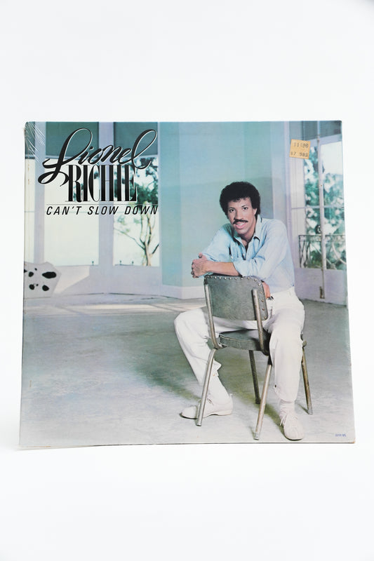 1980s Original Pressing Unopened Lionel Richie Can't Slow Down Record