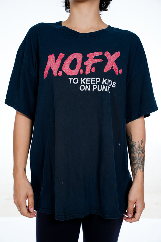 1990s Gildan Black N.O.F.X. Tee