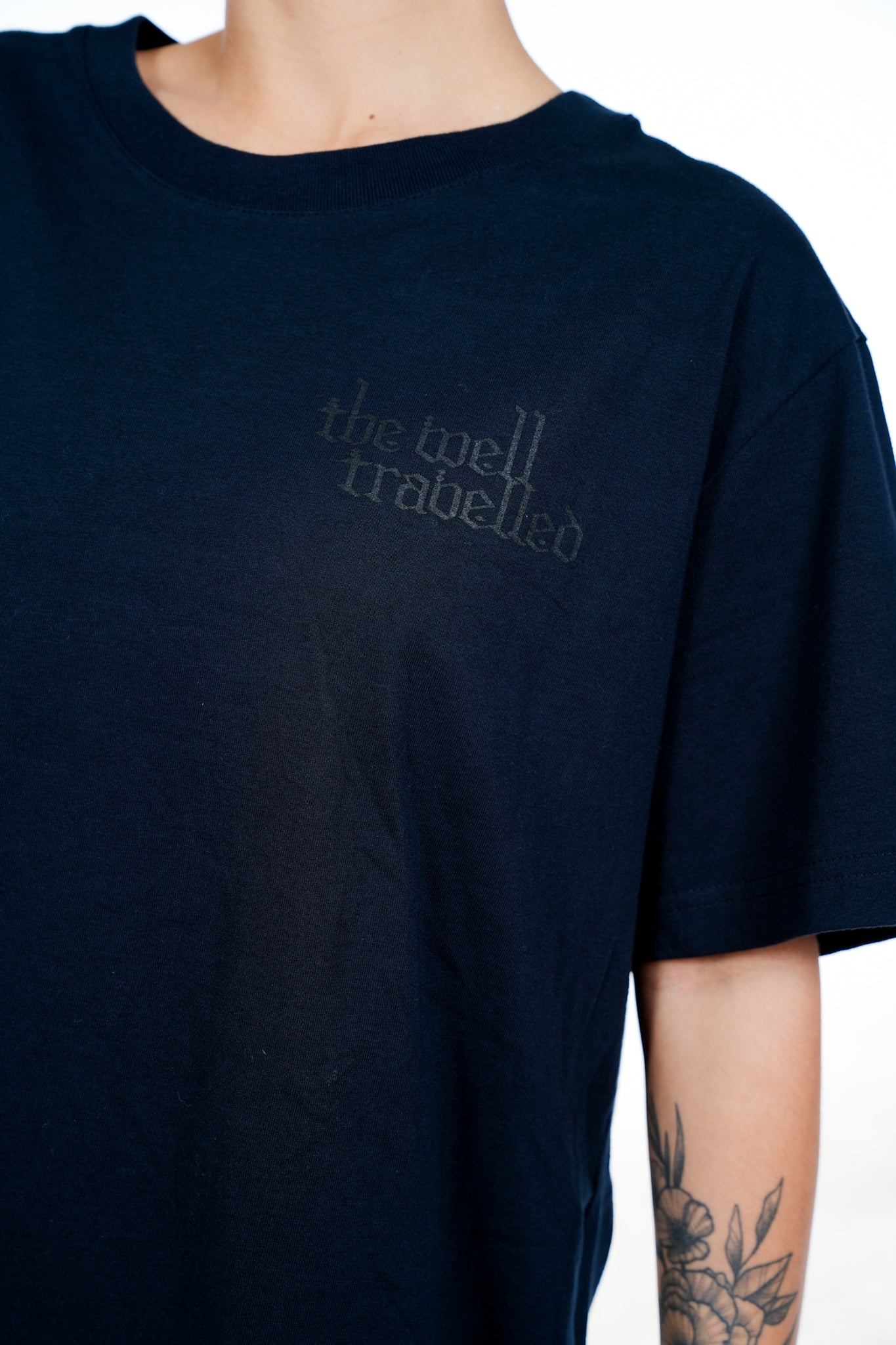 The Well Travelled Black Tee
