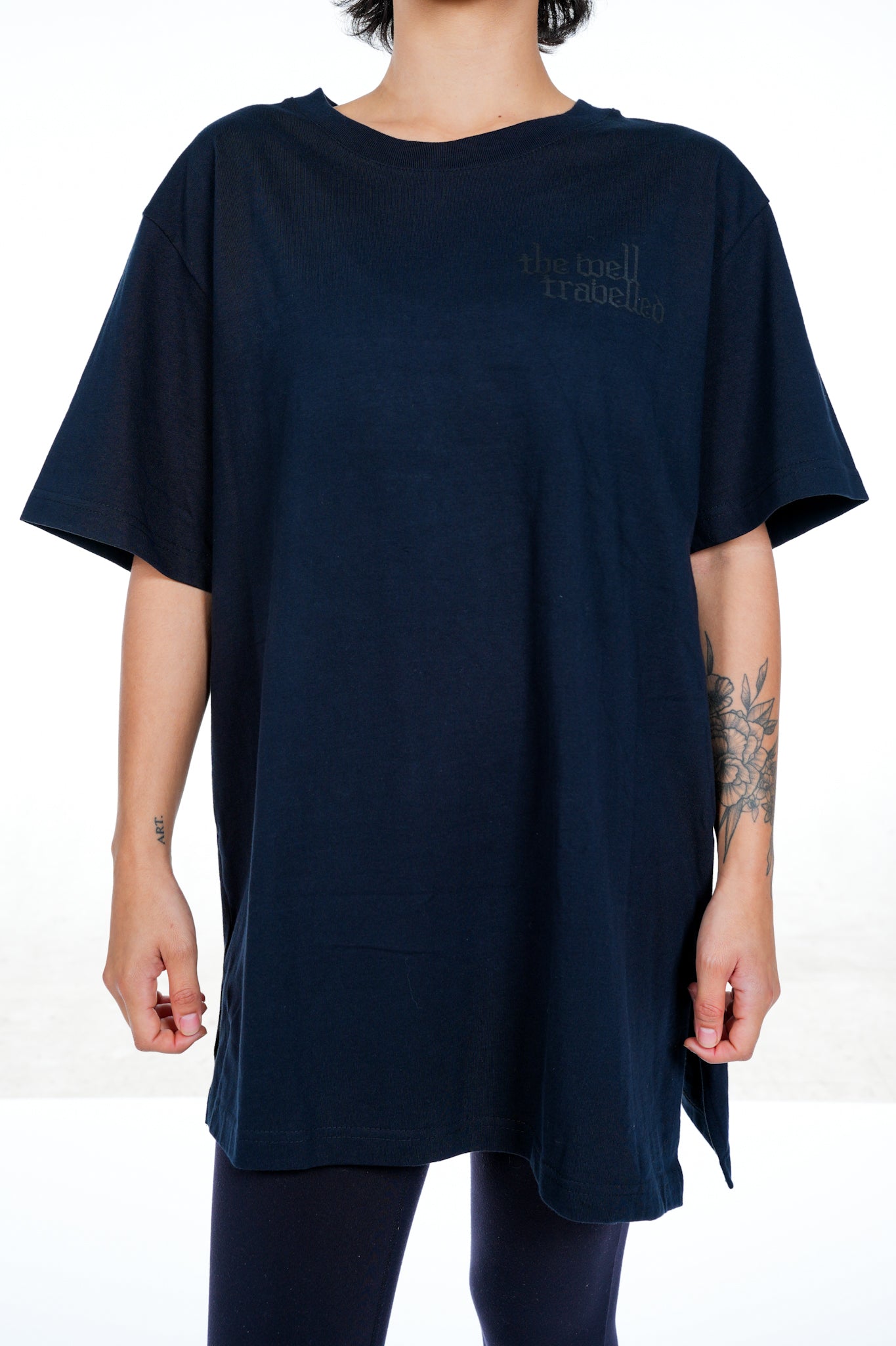 The Well Travelled Black Tee