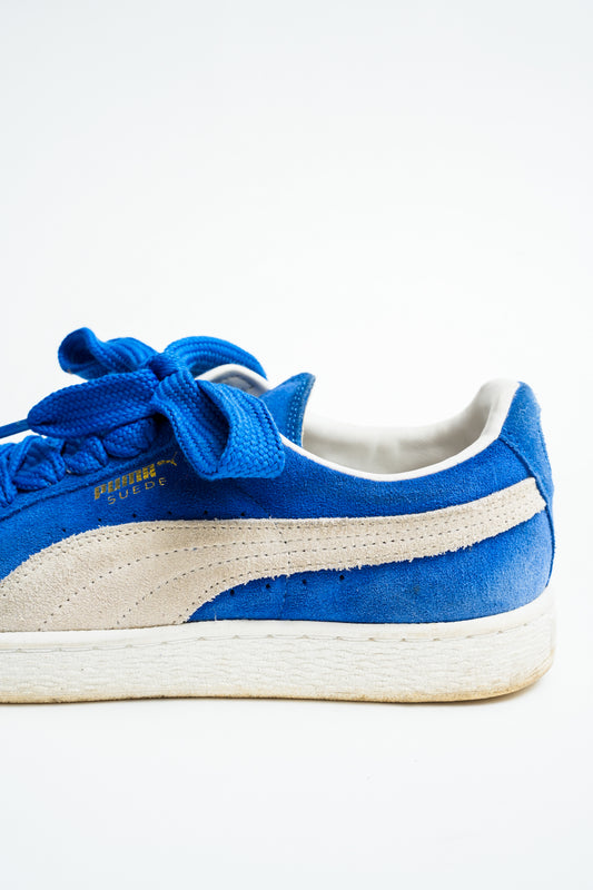 Puma Classic Royal Blue Suede Sneakers