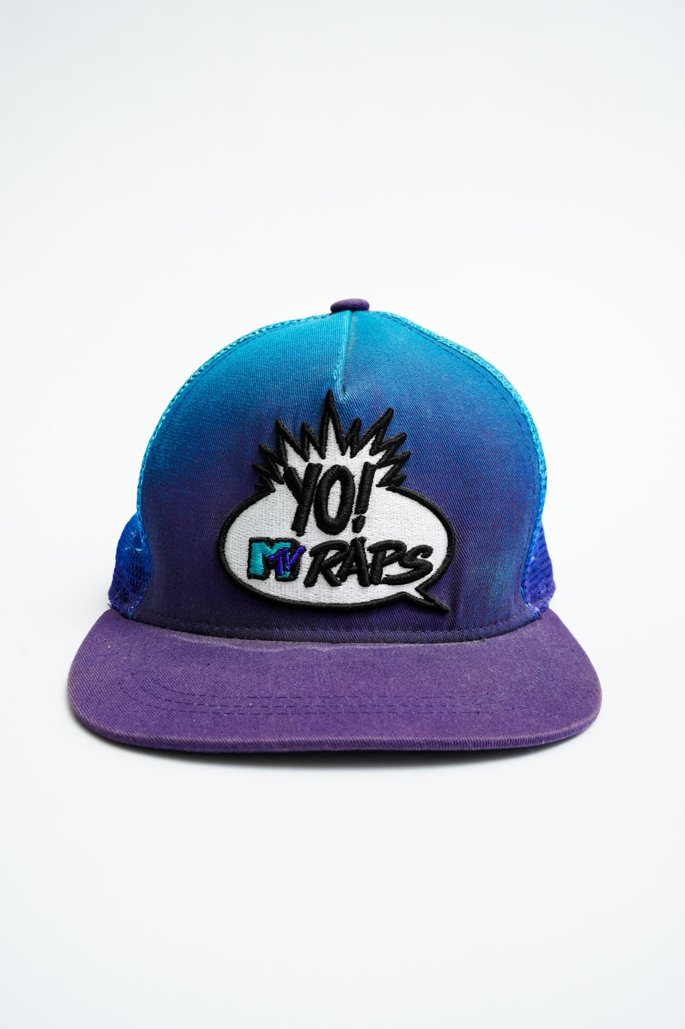 Divided H&M Yo! MTV Raps Purple & Blue Gradient Trucker Hat