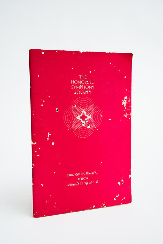 The Honolulu Symphony Society Red Booklet