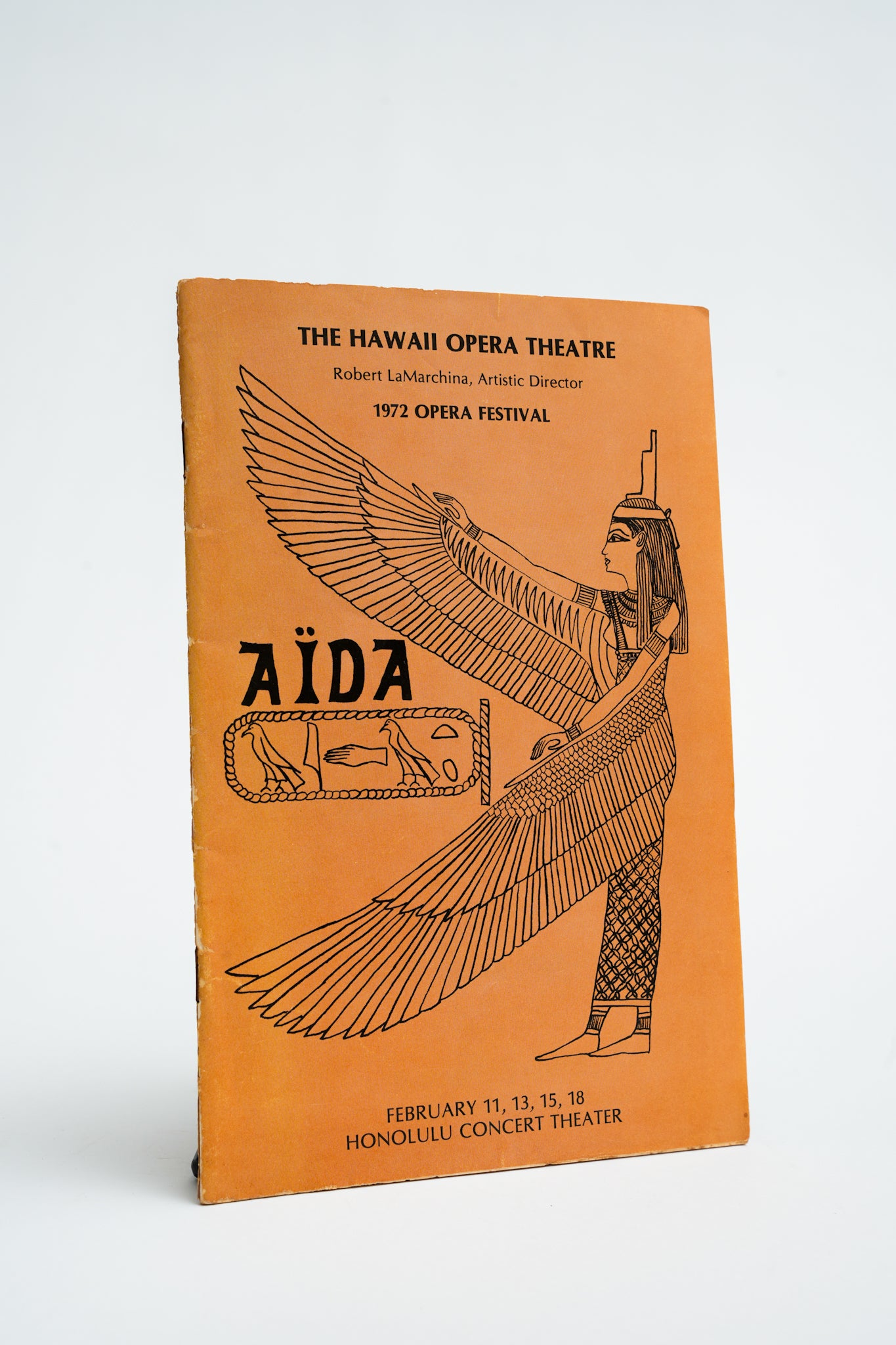 The Hawaii Opera Theatre Aida Booklet