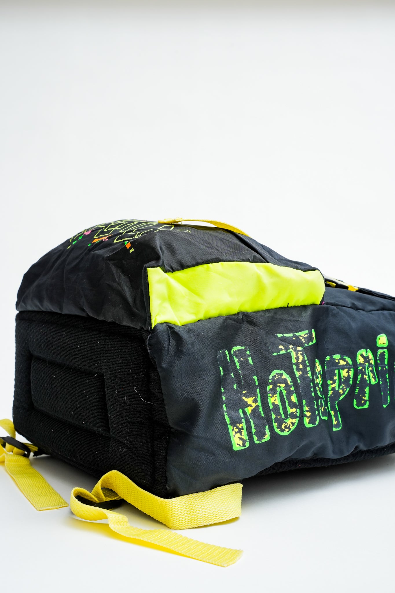 Hot Springs Black with Neon Yellow Backpack
