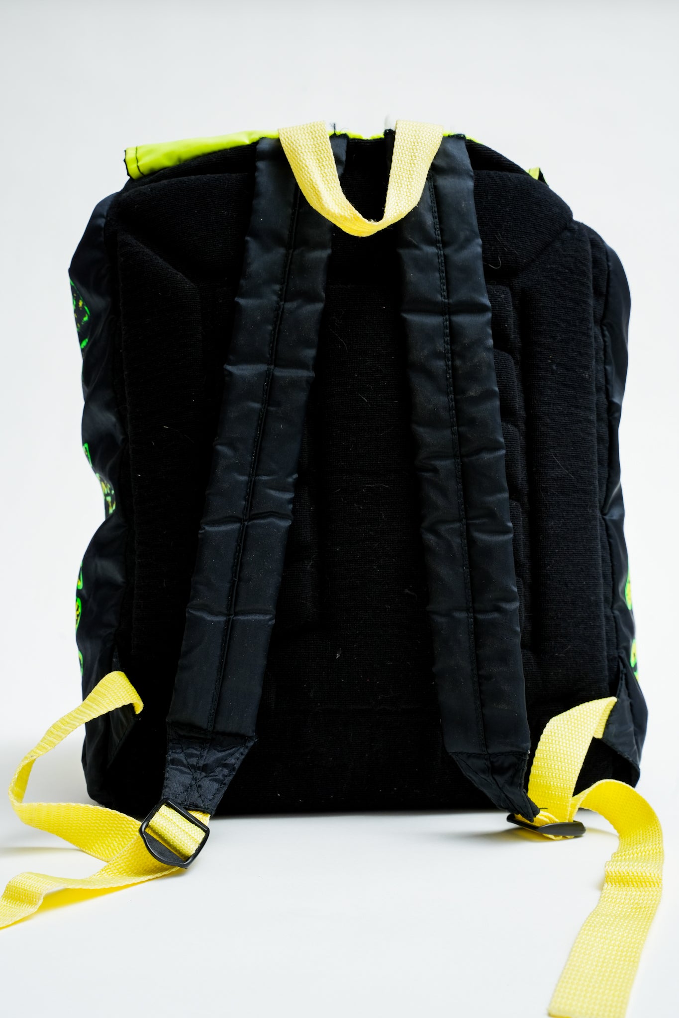Hot Springs Black with Neon Yellow Backpack