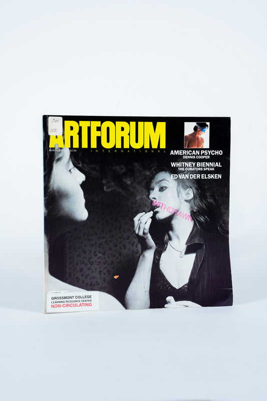 March 2000 Artforum International Magazine