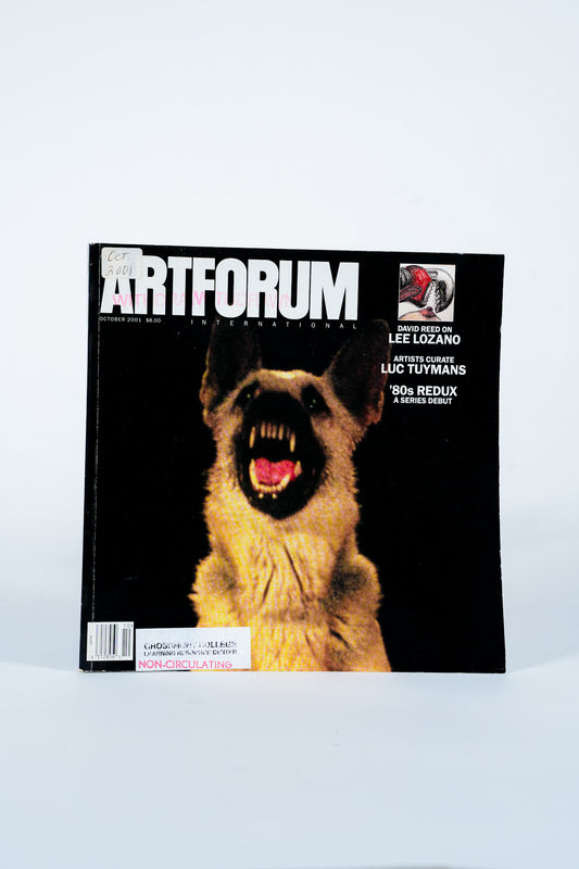 October 2001 Artforum International Magazine