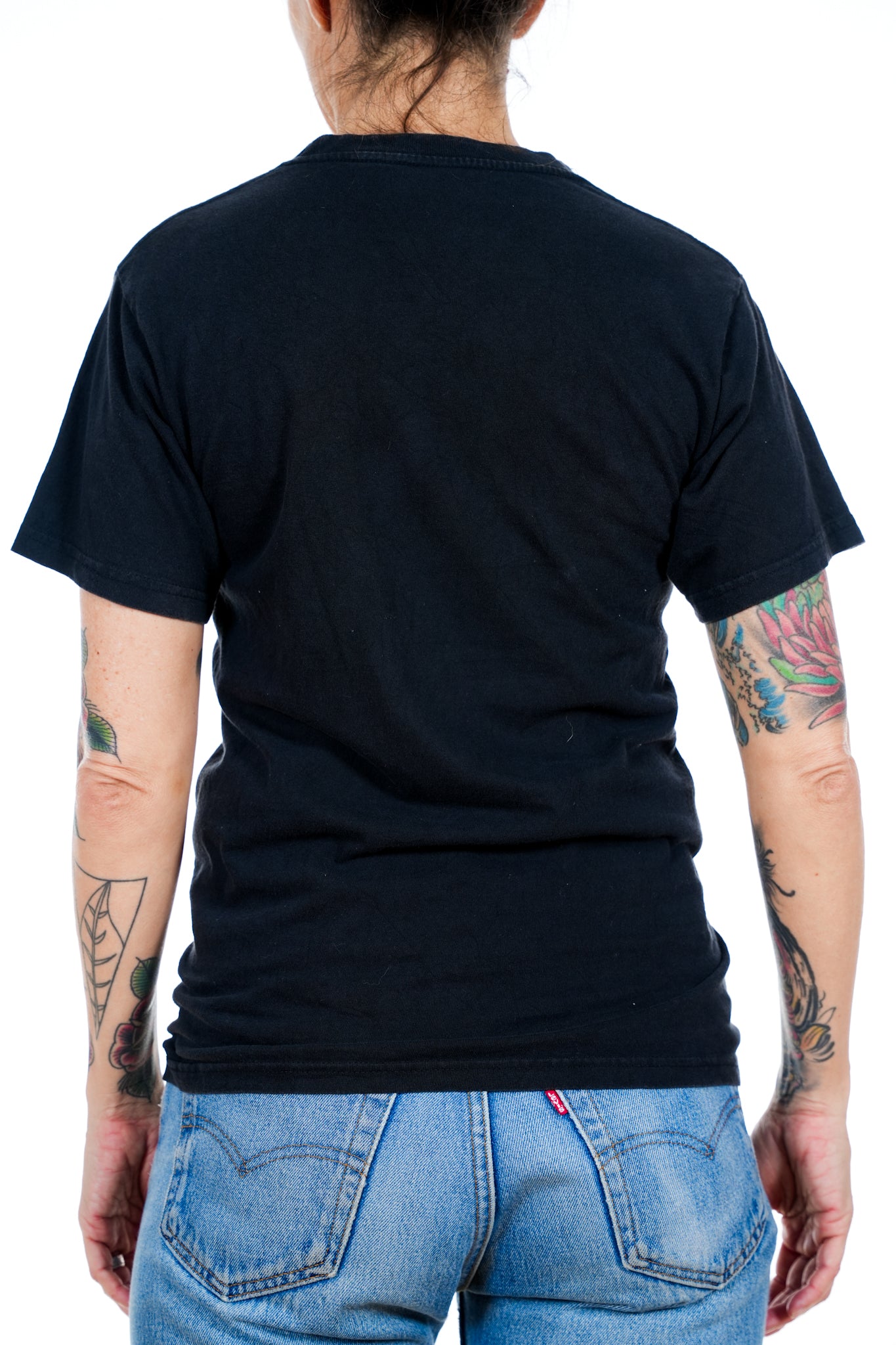 2005 Waikiki Beach Hawaii Black Tee