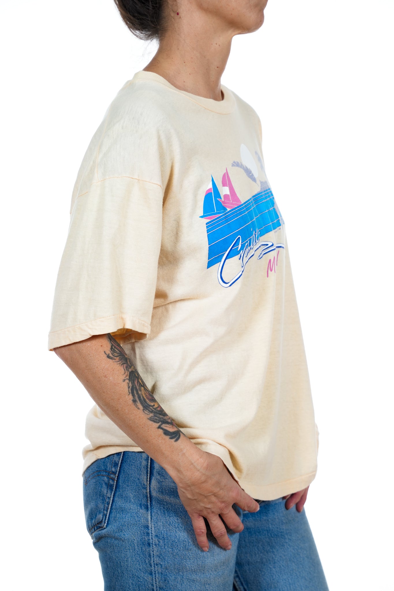 1983 Cruise Hawaii Yellow Tee