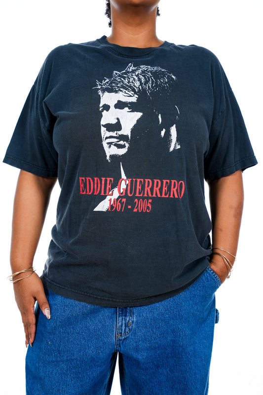 World Wrestling Entertainment Black Eddie Guerrero Grail Tee