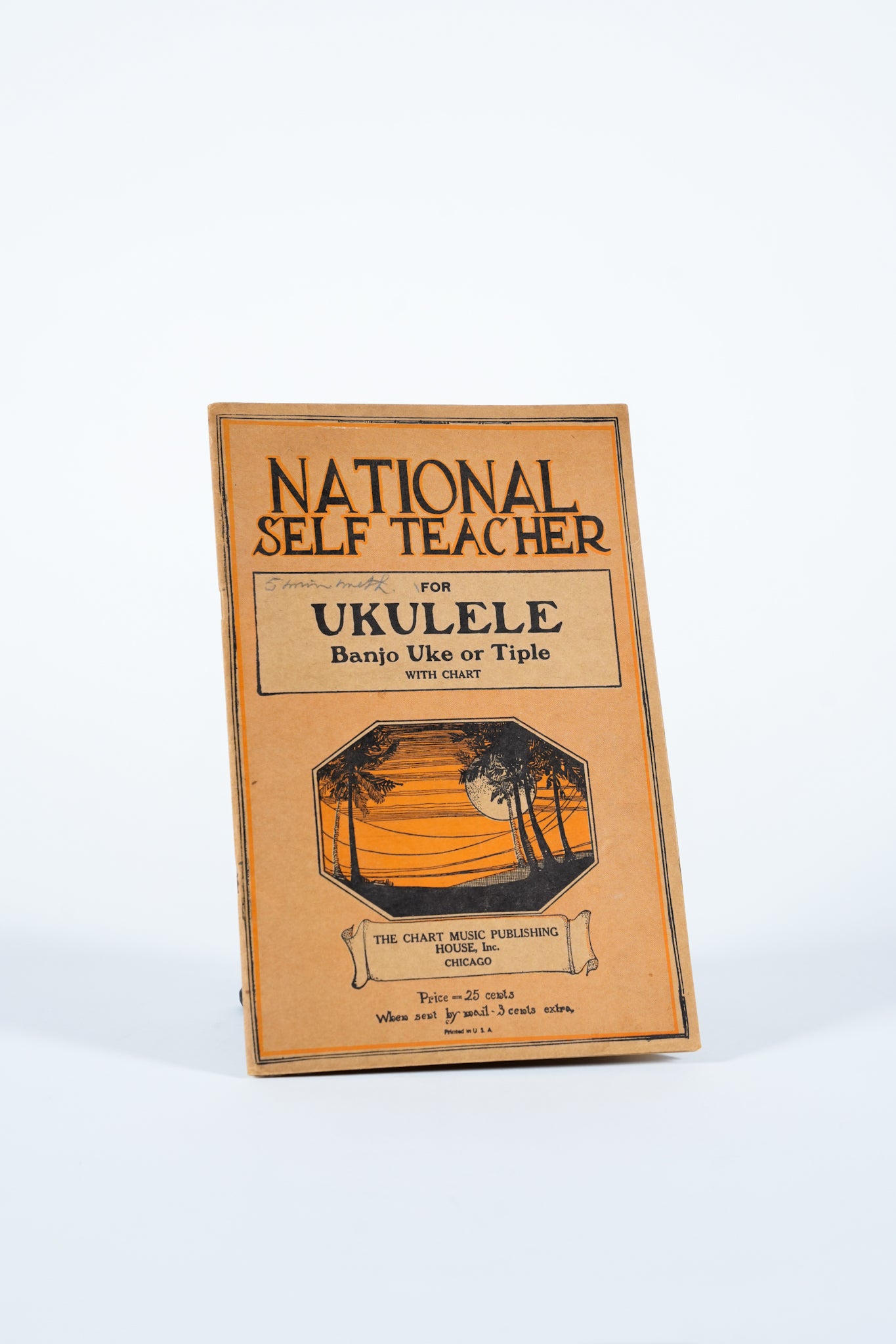 National Self Teacher for Ukulele Banjo Uke or Tiple with Chart