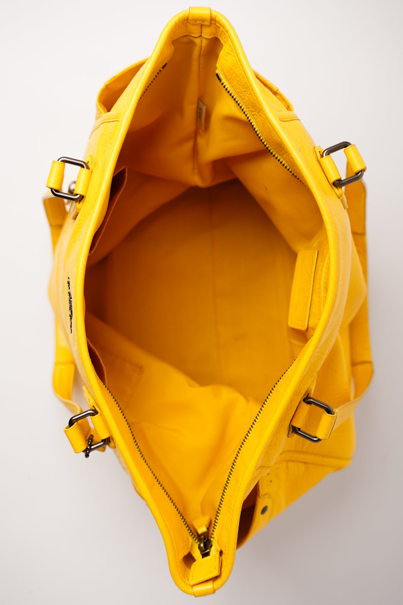 Coach Yellow Leather Tote