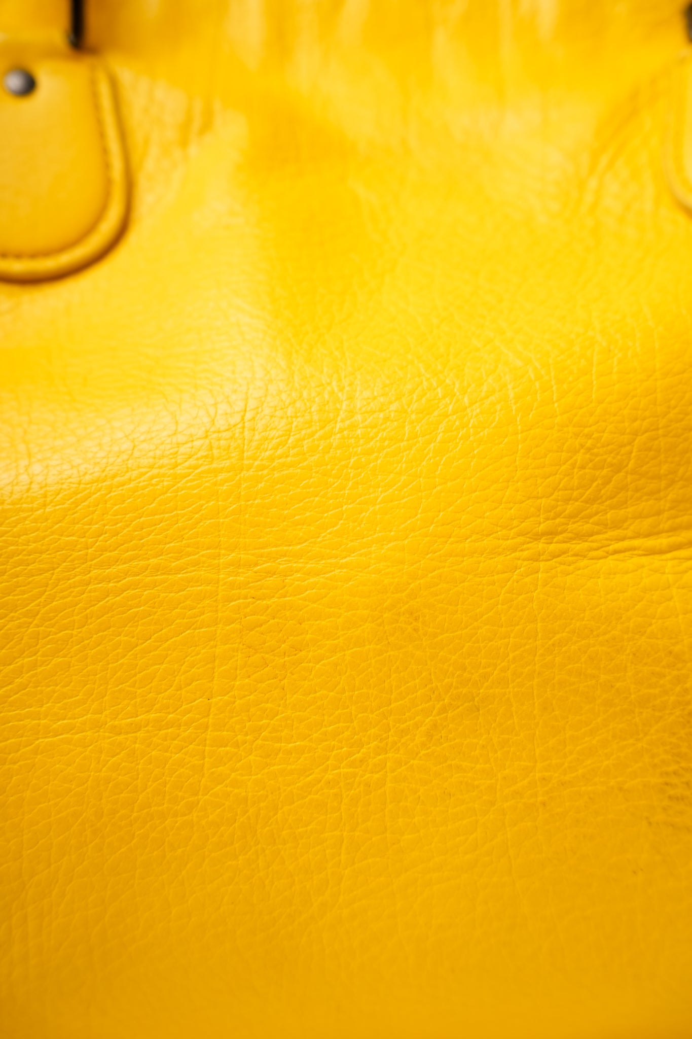 Coach Yellow Leather Tote