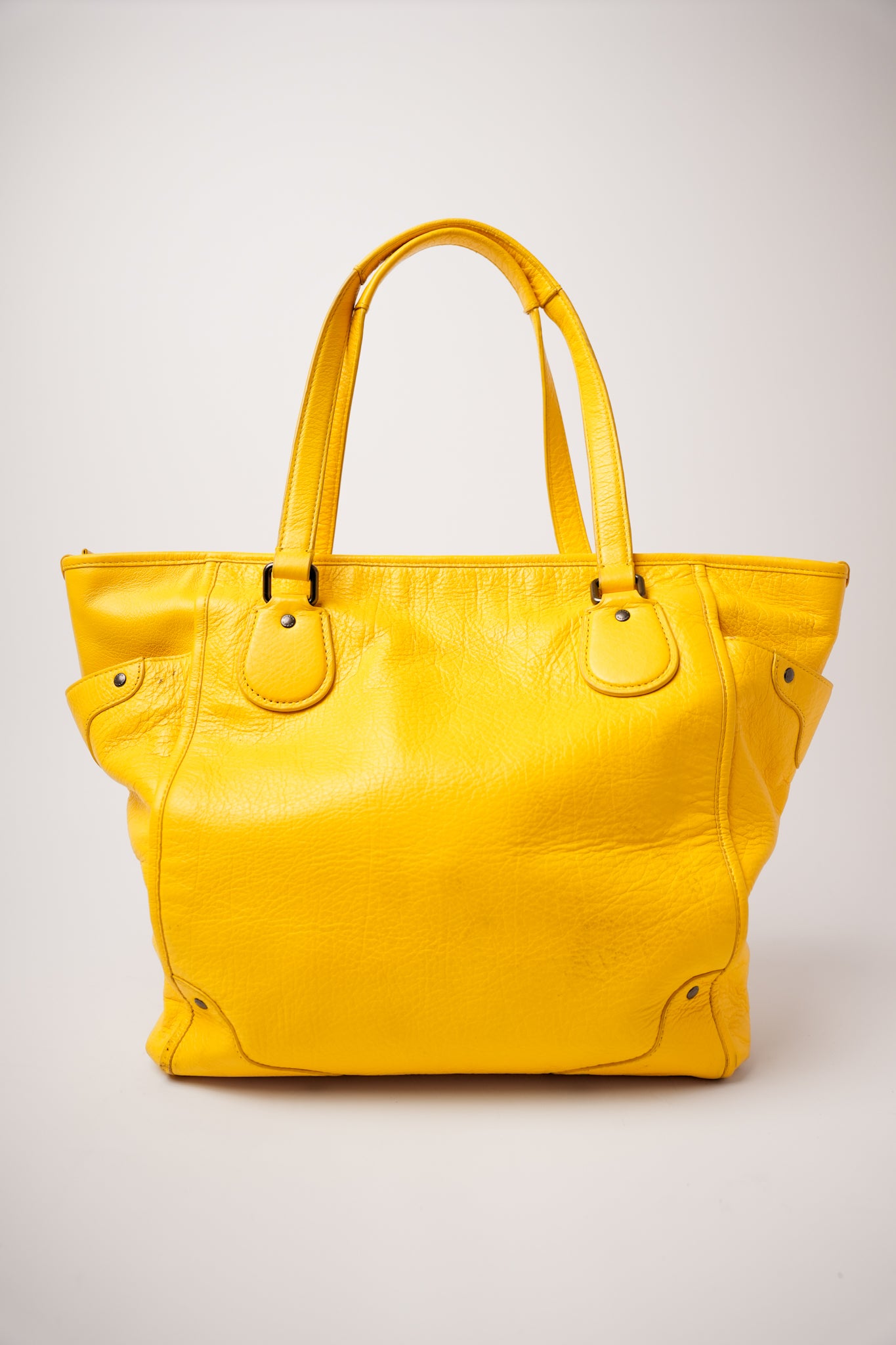 Coach Yellow Leather Tote