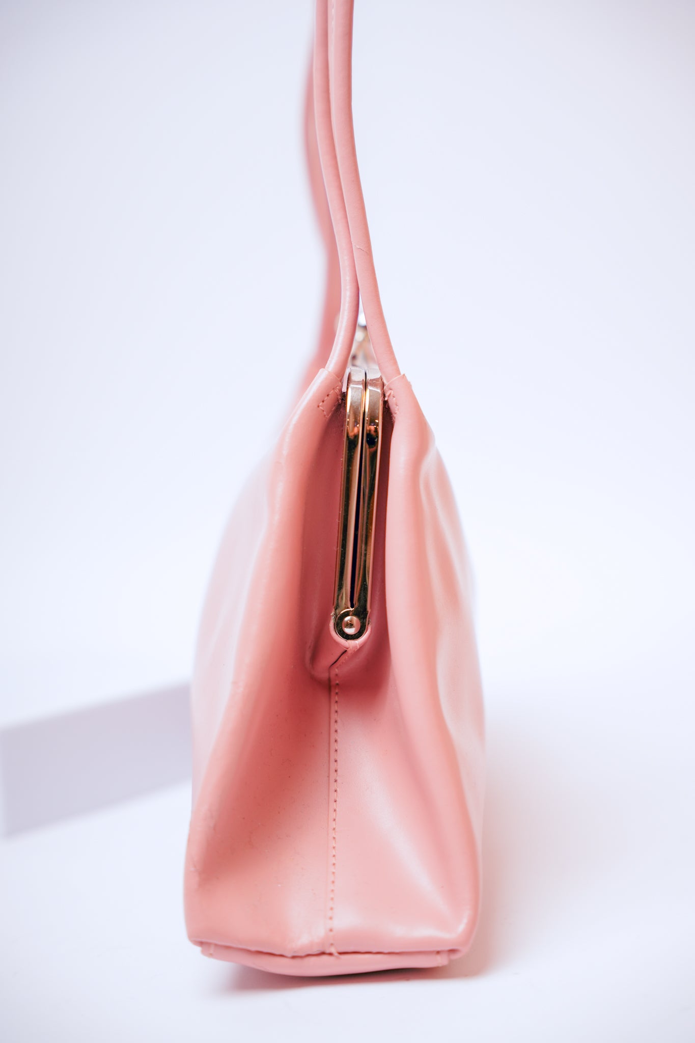 1990s Wilsons & Leather Maxima Pink Clutch Handbag