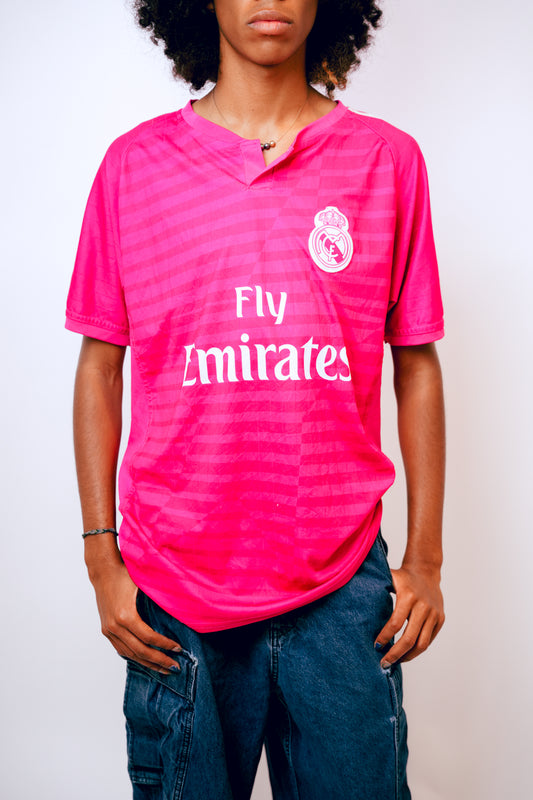 Fly Emirates Pink Ronaldo 7 Football Jersey