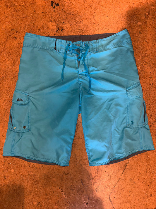 Quicksilver Bright Turquoise Board Shorts
