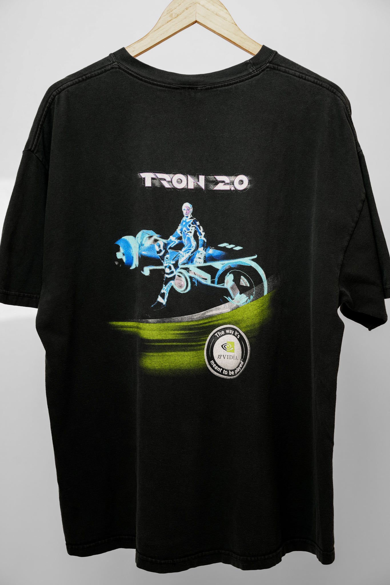Vintage Hanes nVidia x Tron 2.0 Black Tee