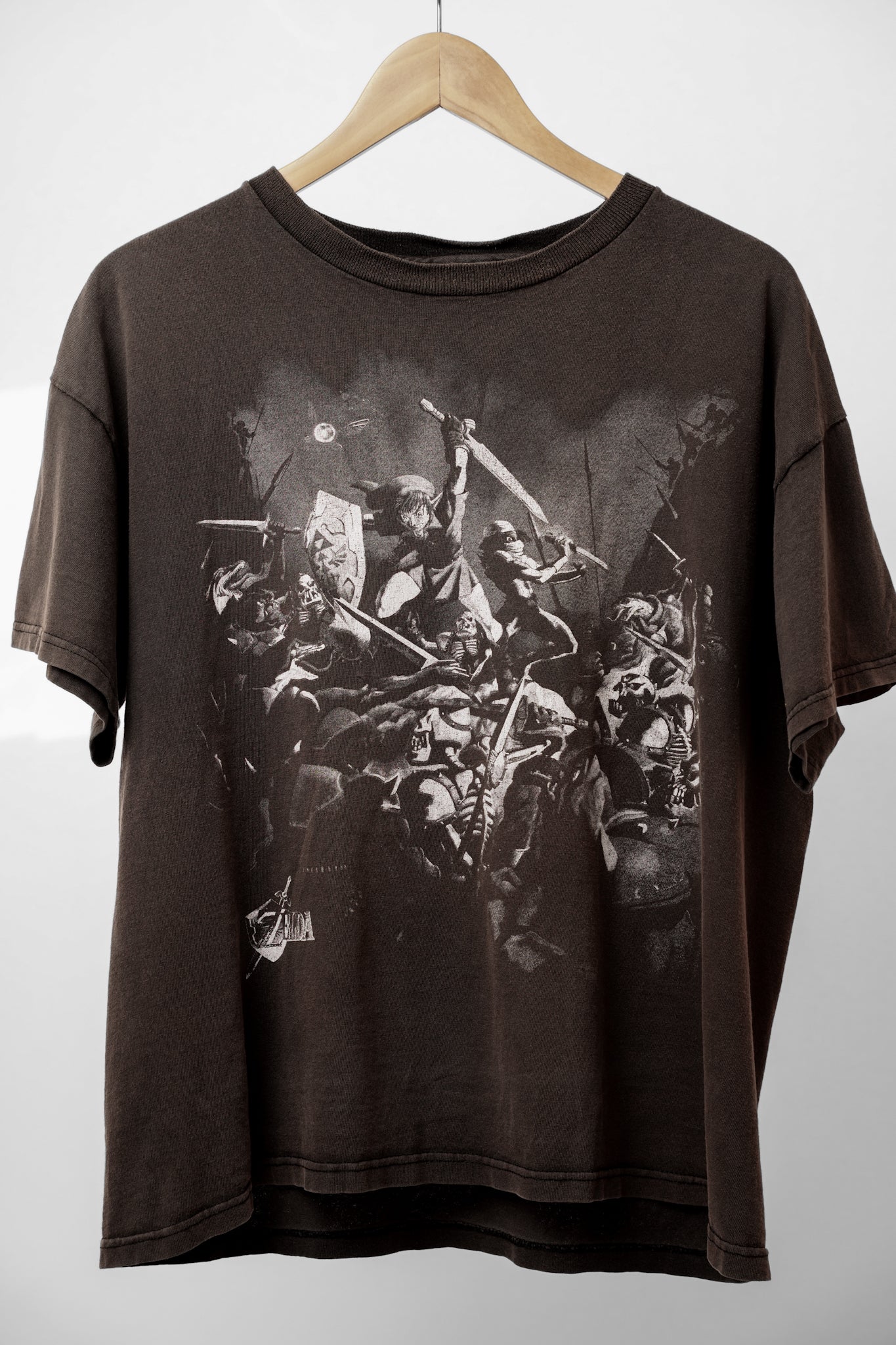 Y2K Delta Pro Weight Zelda Grey Tee