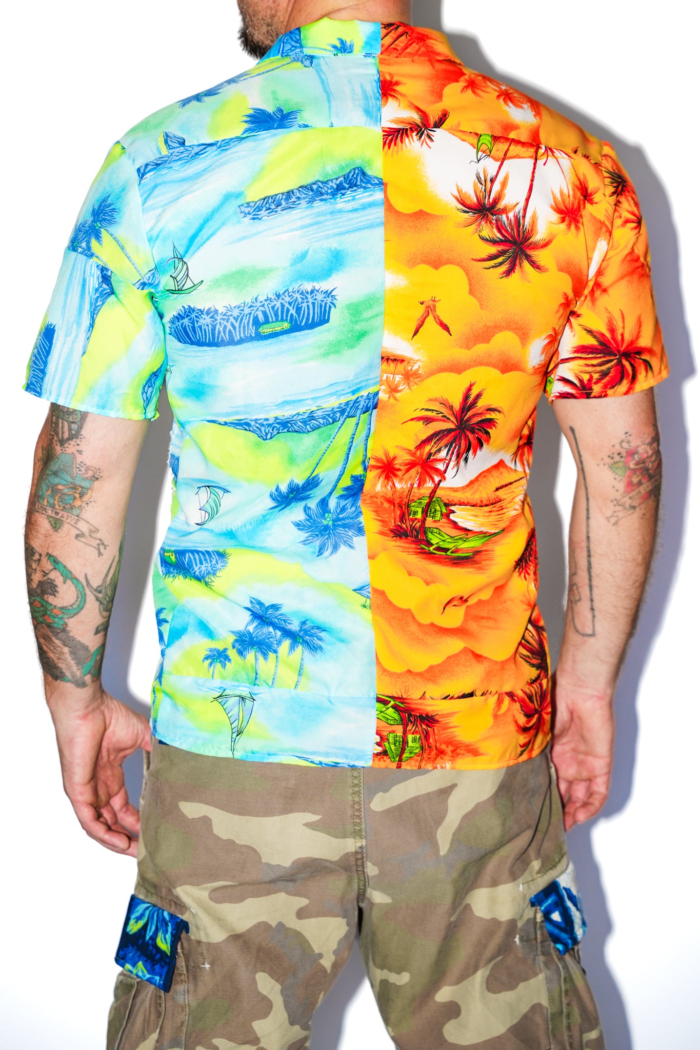 Aaron Handmade Split VIntage Aloha Shirt