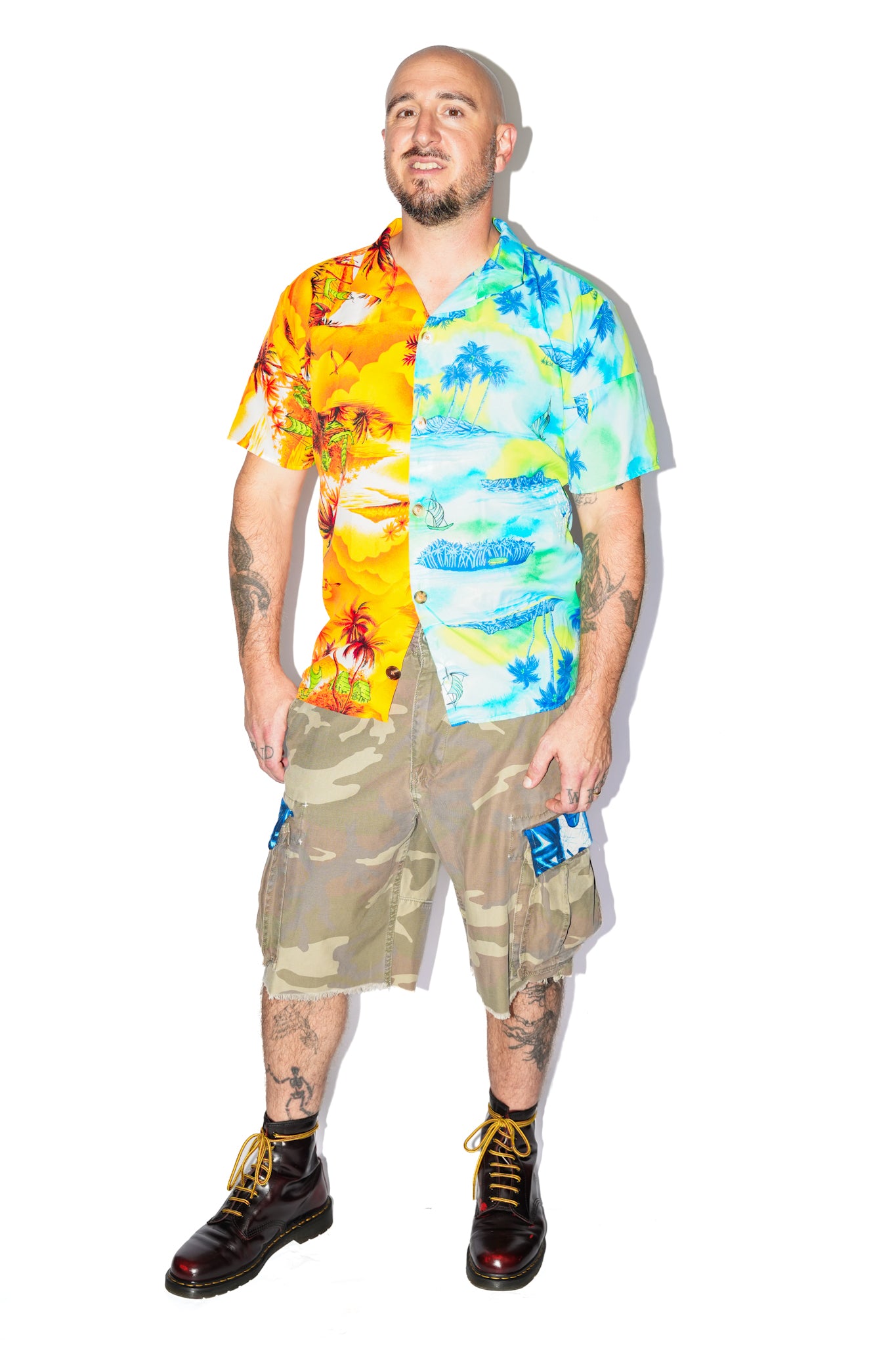 Aaron Handmade Split VIntage Aloha Shirt